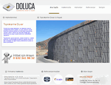 Tablet Screenshot of dolucainsaat.com